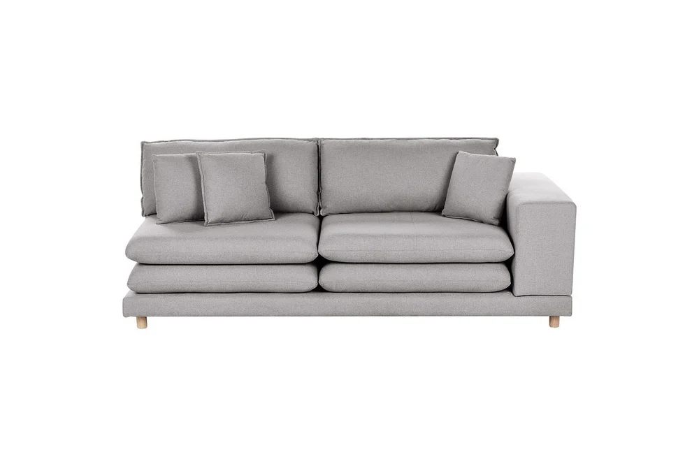 2-sitssoffa Beliani Heden Beige/ljust trä NO_BRAND Grey||Light colored wood v:7471046 2-sitssoffa Beliani Heden Beige/ljust trä NO_BRAND Grey||Light colored wood v:7471046
