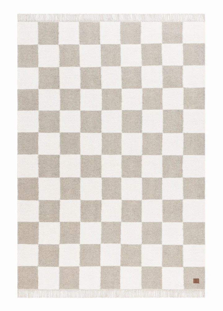 Håndvevd teppe Nordic Check 240x340 cm v:5295161