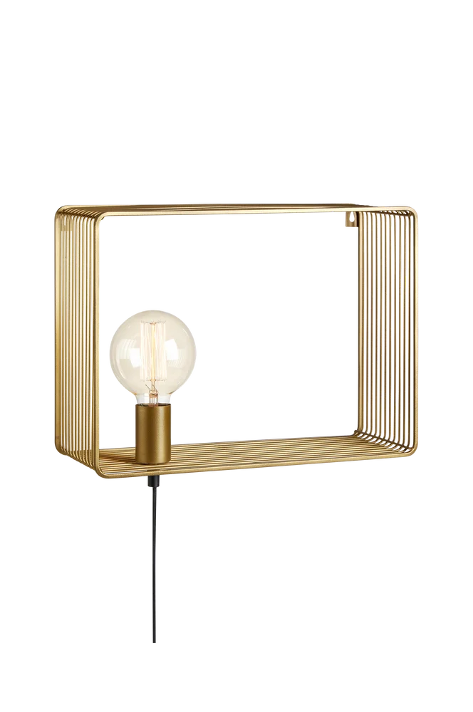 Vegglampe SHELF - Gull - Belysning | m v:1796456