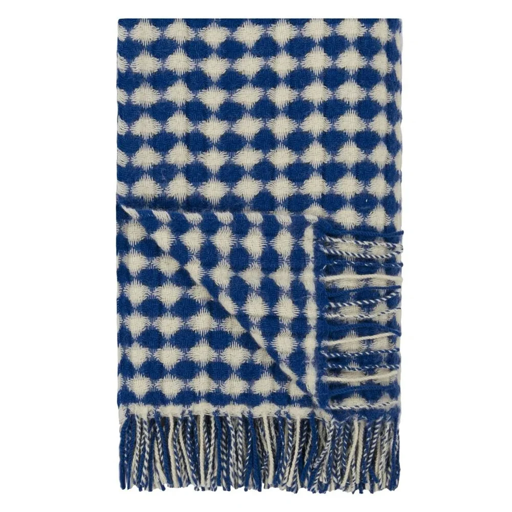 Lansdowne Cobalt Pledd 130×190 cm v:4244671