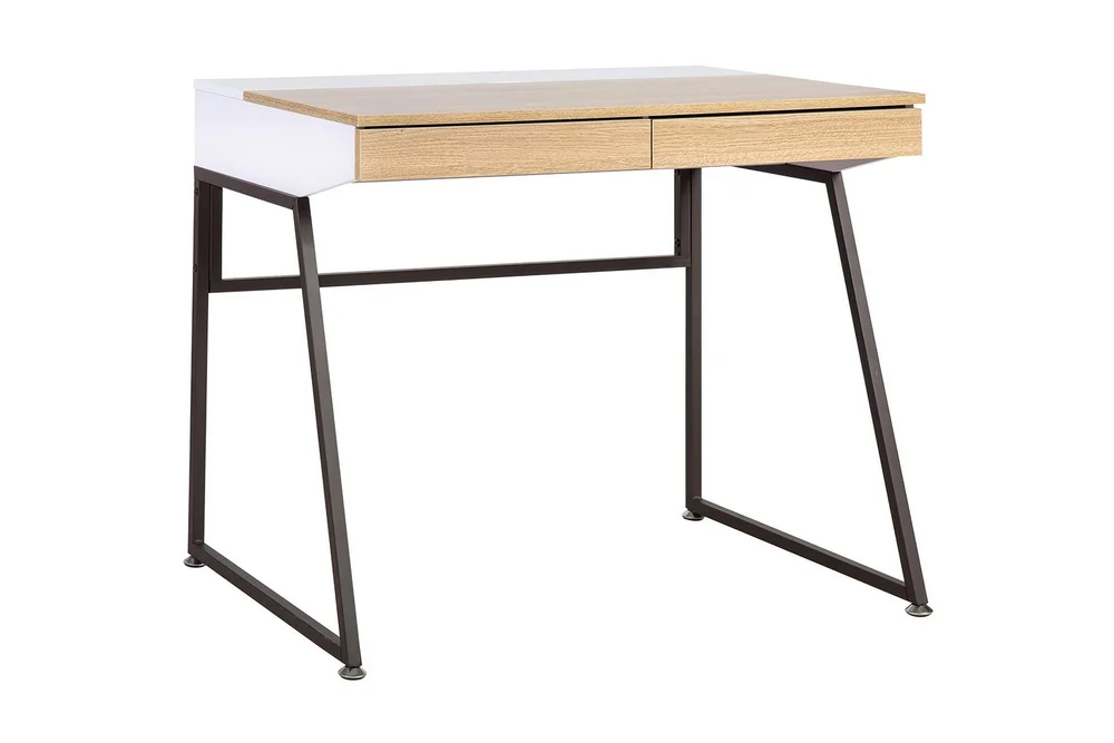Studious Skrivebord 90 cm med Oppbevaring 2 Skuffer v:1699779