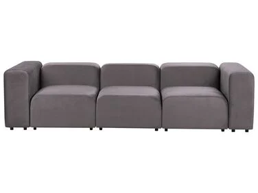 Modulsofa 3-seter FALSTERBO Fløyel Gråbrun v:4075910