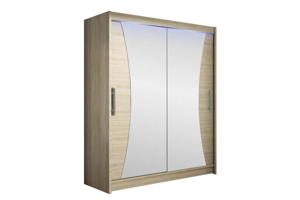 Bay Garderobe Med Speil 150×200 cm v:4007803 Bay Garderobe Med Speil 150×200 cm v:4007803