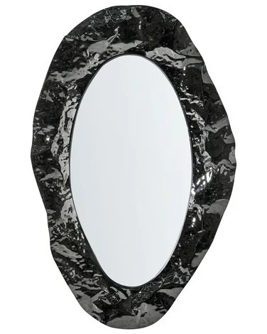 Veggspeil LOGNES 56 cm 95 cm Svart v:6807019
