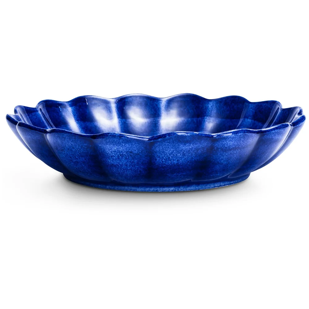 Oyster Skål 31 cm, Blå v:1698673