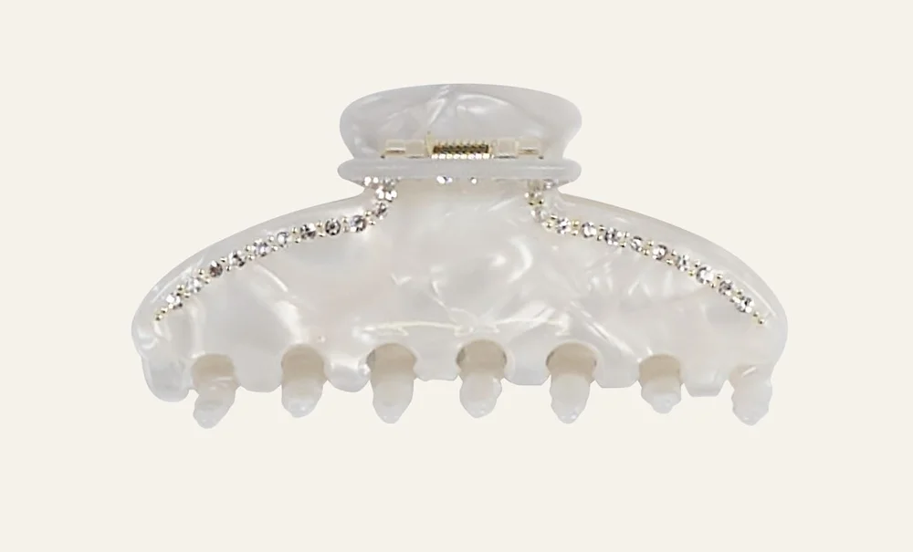 Hårklype offwhite – 4,2×8,8×3,8 cm v:4023100