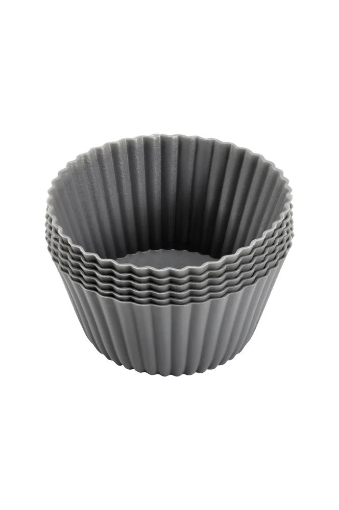 Cupcakeformer Cookie 12 stk. – Grå – Kjøkken & husholdning | m v:4815674
