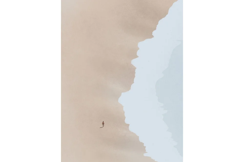 Poster Beach 30x40 cm v:1894201