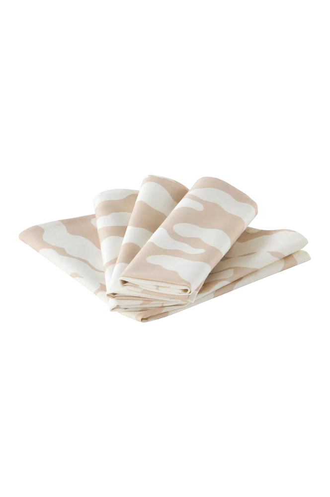 FERN serviett i 4-pakning – Beige – Tekstiler | m v:2259348 FERN serviett i 4-pakning – Beige – Tekstiler | m v:2259348