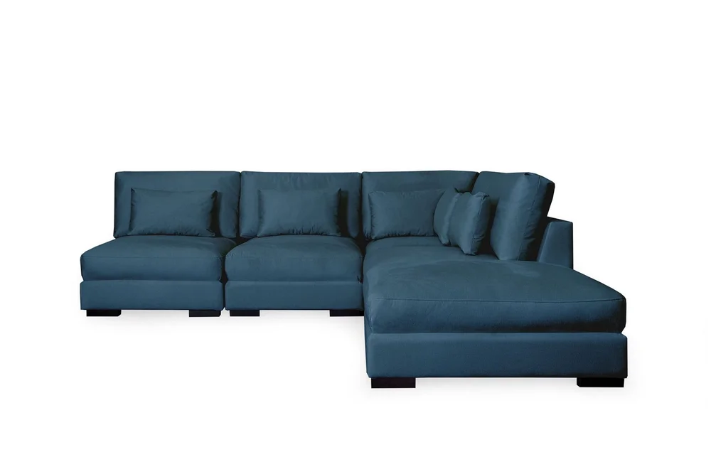 Dubai sjeselongsofa venstre fløyel v:6058315