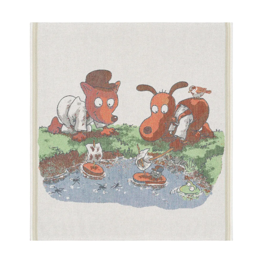 Barkbåter babyteppe 70×75 cm v:2987836