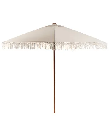Balkongparasoll 258 cm MURASA Beige v:173910 Balkongparasoll 258 cm MURASA Beige v:173910