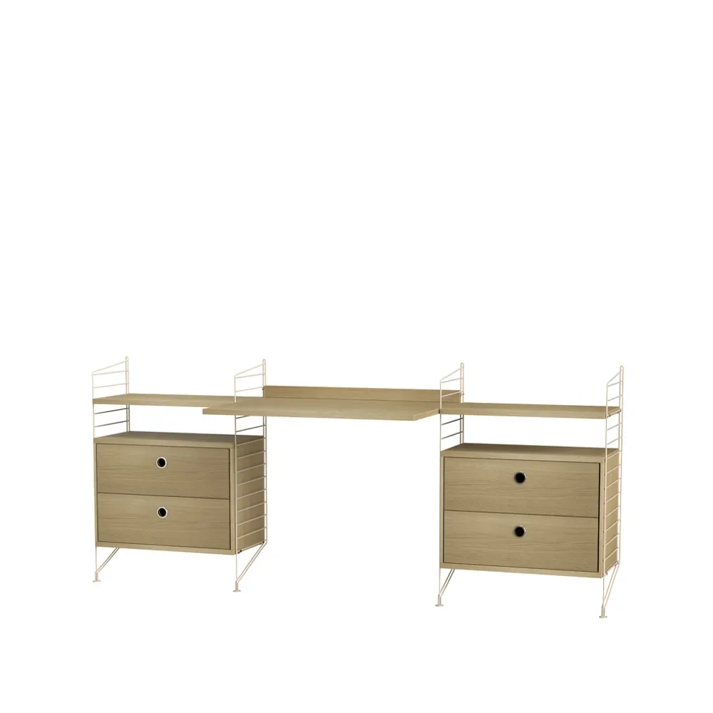 String kontor eik & beige - Kombinasjon C" v:3723717