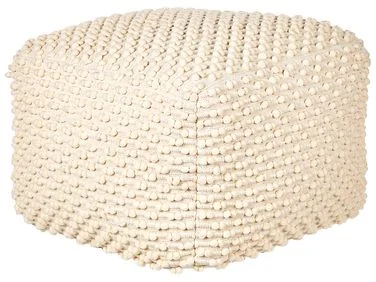 Puff KINGRI Bomull Lys beige v:9203282