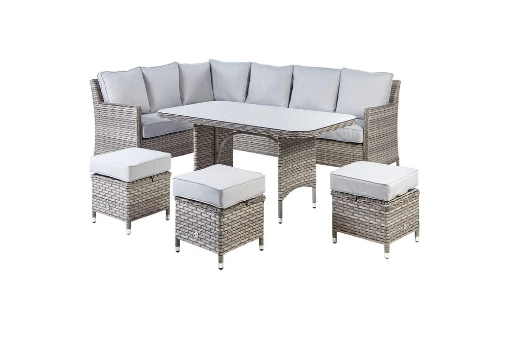 Loungegrupp Beliani Lacona Grey v:4358773
