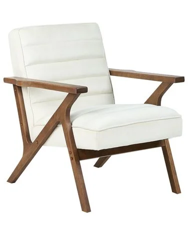 Lenestol KISA Fløyel Off white v:3103607