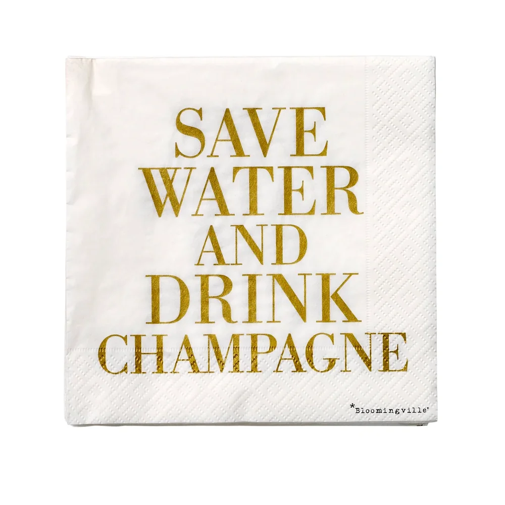 Save water serviett 20-pakning v:1251157 Save water serviett 20-pakning v:1251157