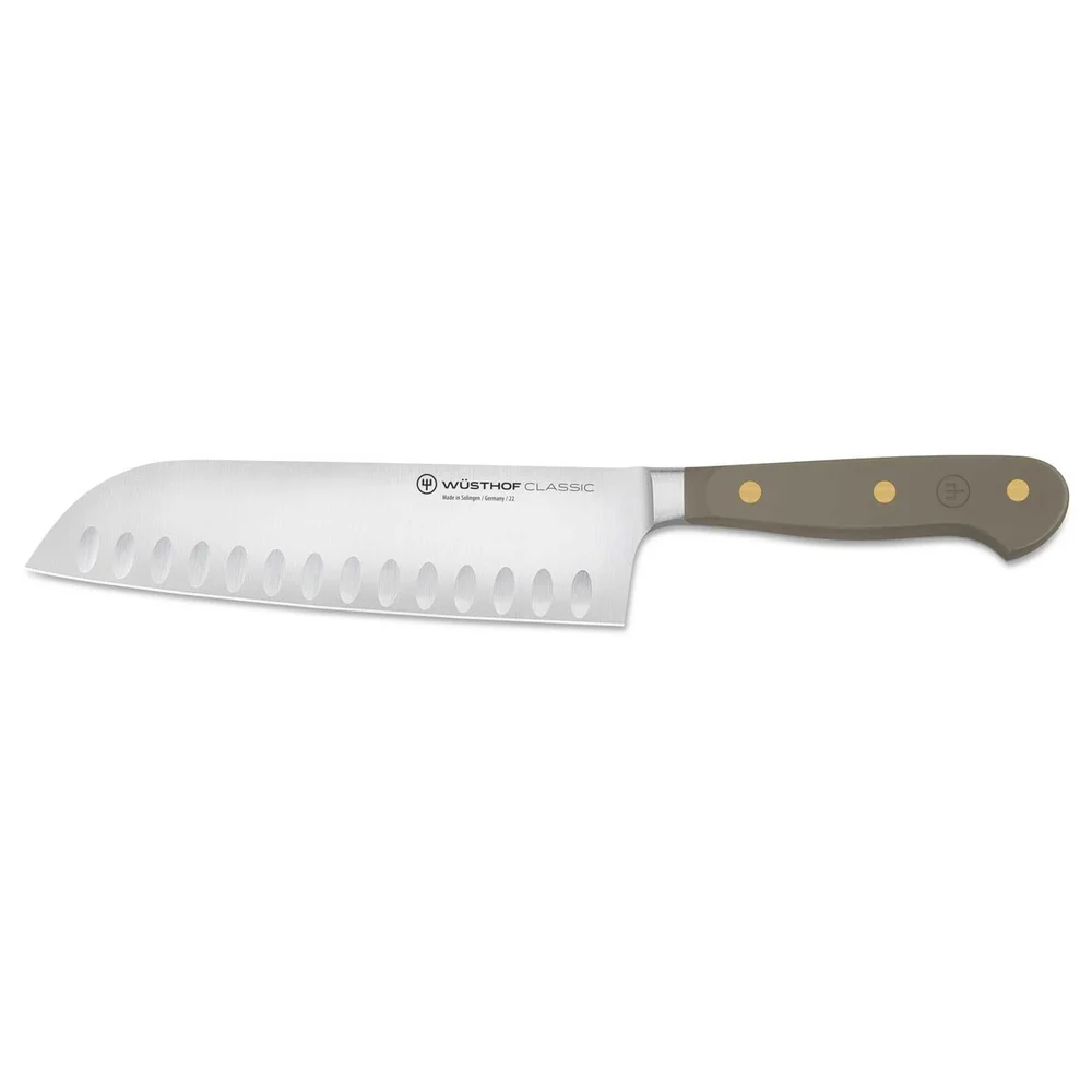 Classic Colour Santoku-Kniv 17 cm, Velvet Oyster v:6749556 Classic Colour Santoku-Kniv 17 cm, Velvet Oyster v:6749556