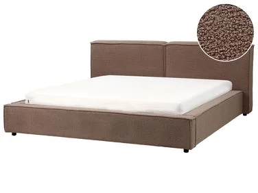 Vannseng Bouclé LINARDS 180 x 200 cm Brun v:1862247 Vannseng Bouclé LINARDS 180 x 200 cm Brun v:1862247