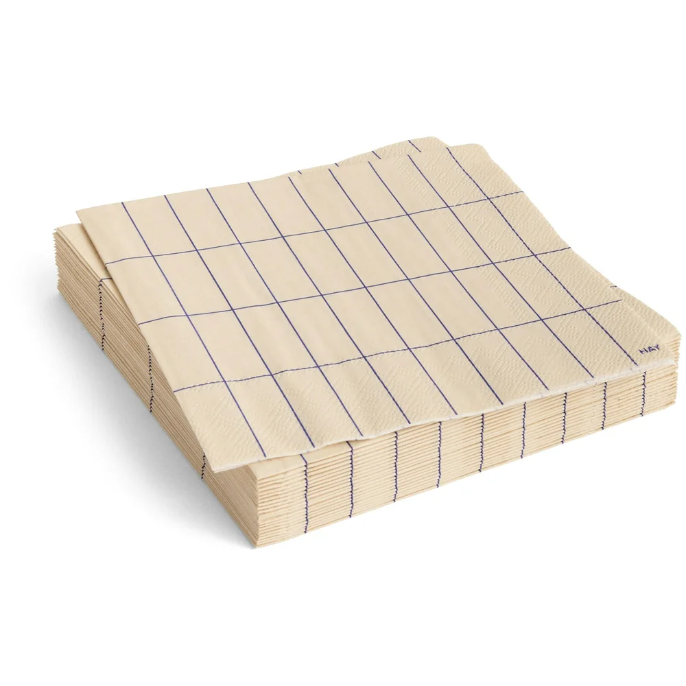 Pattern Servietter 33×33 cm, Blå / Off-white v:3929722 Pattern Servietter 33×33 cm, Blå / Off-white v:3929722