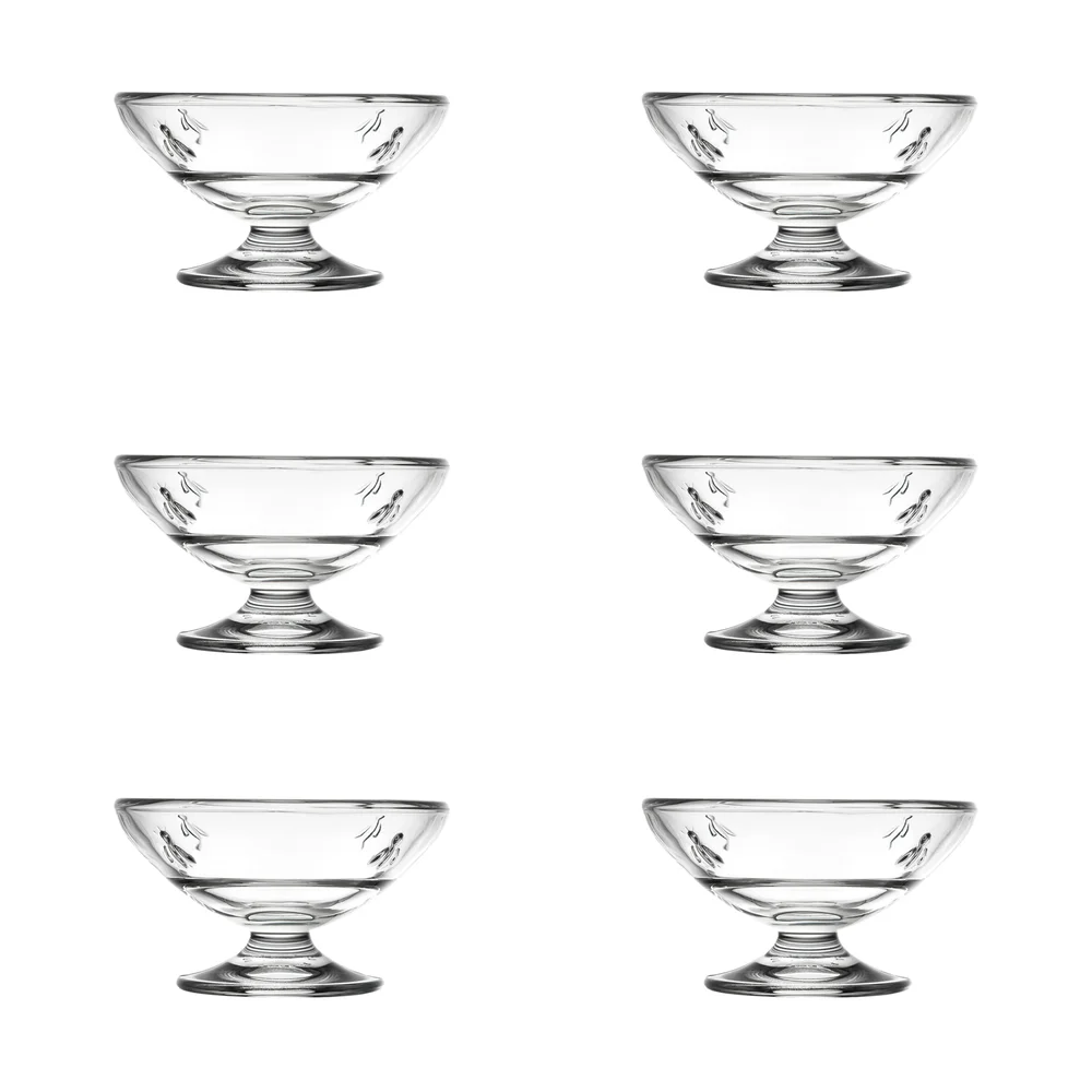 Abeille glasskål på fot 20 cl 6-pakning v:342417 Abeille glasskål på fot 20 cl 6-pakning v:342417