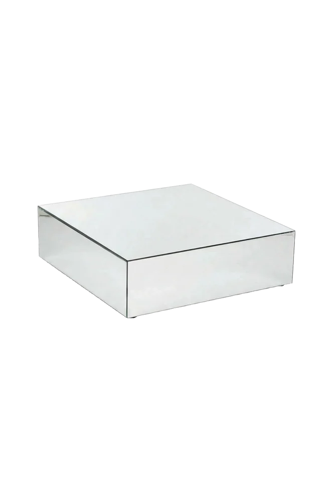 Ponti bord i speilglass 80x80 cm - Sølv m v:9411548