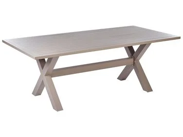 Spisebord til hagen CASCAIS 200 cm 105 cm Metall Gråbrun v:9062242 Spisebord til hagen CASCAIS 200 cm 105 cm Metall Gråbrun v:9062242