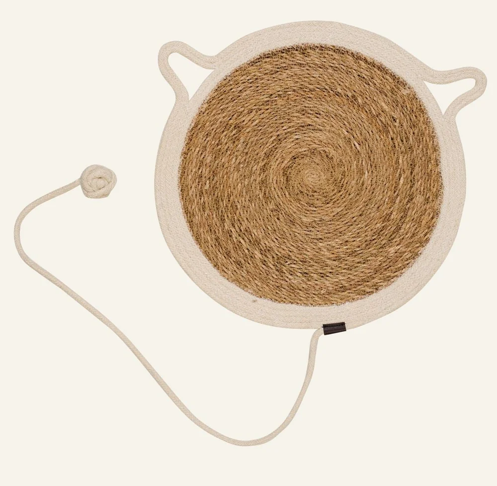 Kjæledyrmatte natur – ø40 cm v:4487443
