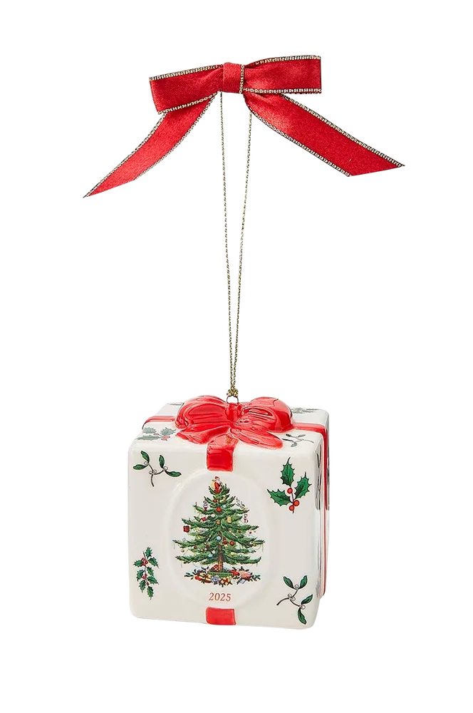 Ornament Christmas Tree Holiday Gift Box - Flerfarget - Dekor | m v:7533002
