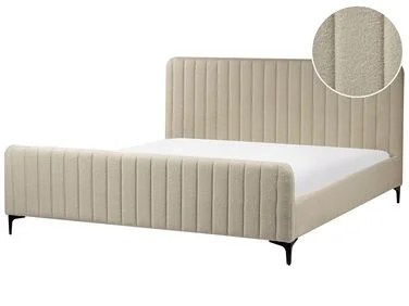 Seng Bouclé LUNAN 180 x 200 cm Beige v:5516110 Seng Bouclé LUNAN 180 x 200 cm Beige v:5516110