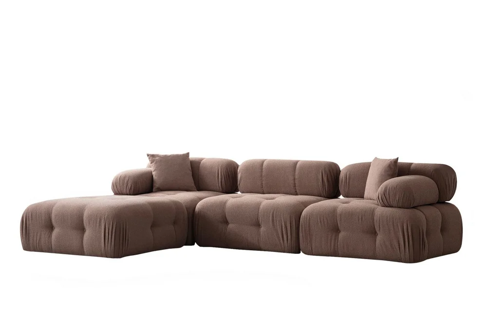 Belgin Boblende Divansofa 3-seter 315 cm v:7627895