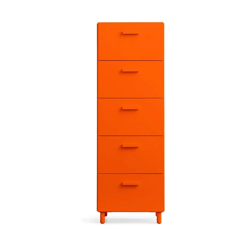Relief kommode høy med ben 41×115 cm oransje&raquo; v:3121779