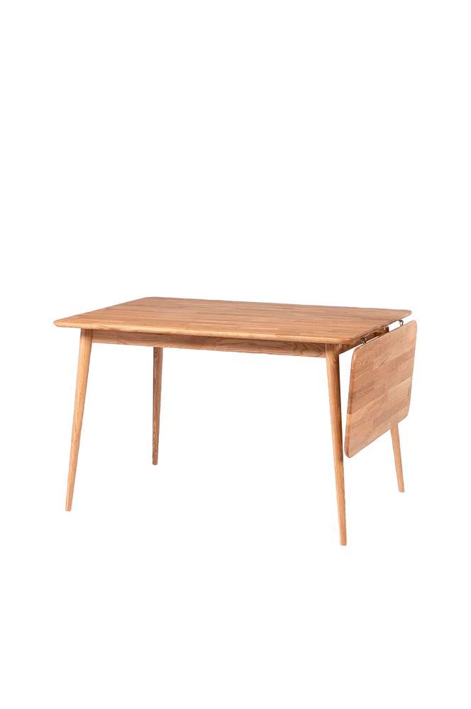 Bord med nedfellbar bordplate Alborg – Brun m v:7328521 Bord med nedfellbar bordplate Alborg – Brun m v:7328521
