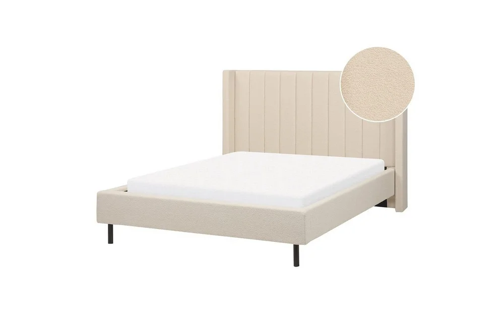 Dubbelsäng Beliani Villette med lamellram 140×200 cm 140×200 v:7002464