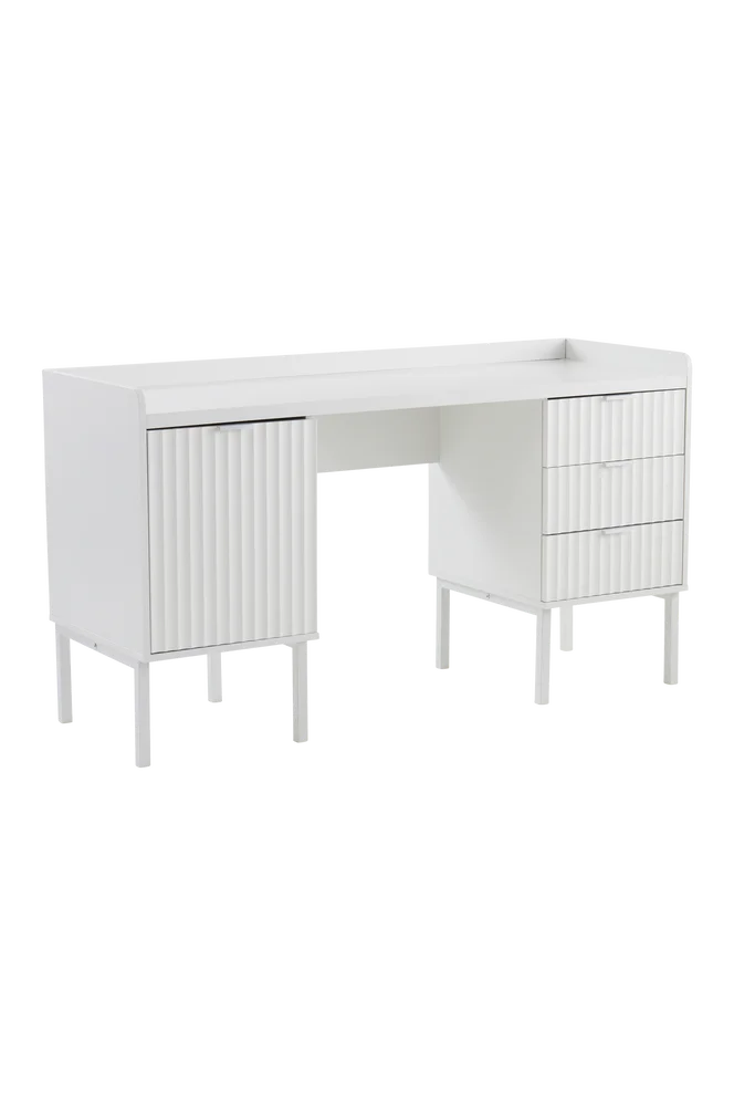 BASAS skrivebord 50×143 cm – Hvit – Barnerom | m v:4286399
