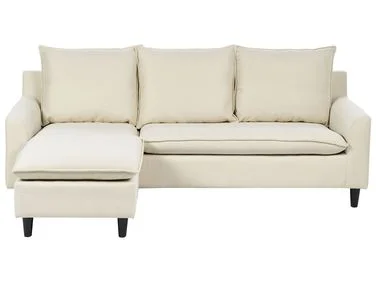 Hjørnesofa 3-seter ELVENES Beige Høyrevendt v:2542293 Hjørnesofa 3-seter ELVENES Beige Høyrevendt v:2542293