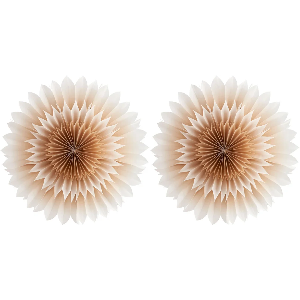 Lily Papirstjerne 50 cm Golden Beige 2-pk v:4358980