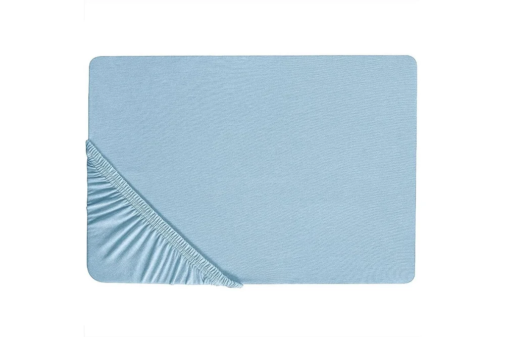 Laken med strikk Hofuf Lys blå, 180x200 cm v:9853911
