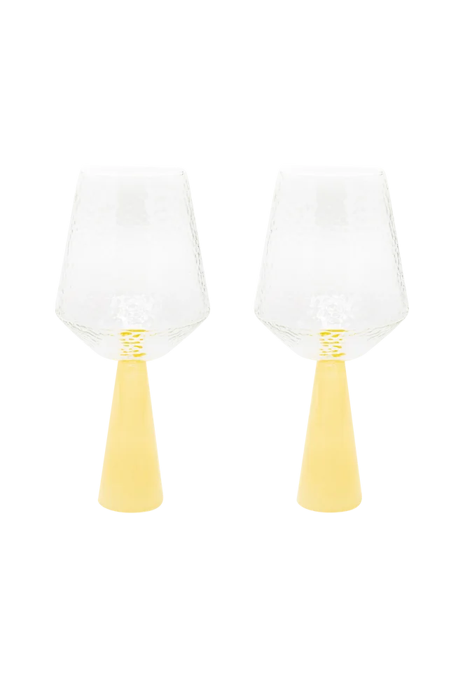 Vinglass Claude 2-pakning – Transparent – Kjøkken & husholdning | m v:6450841