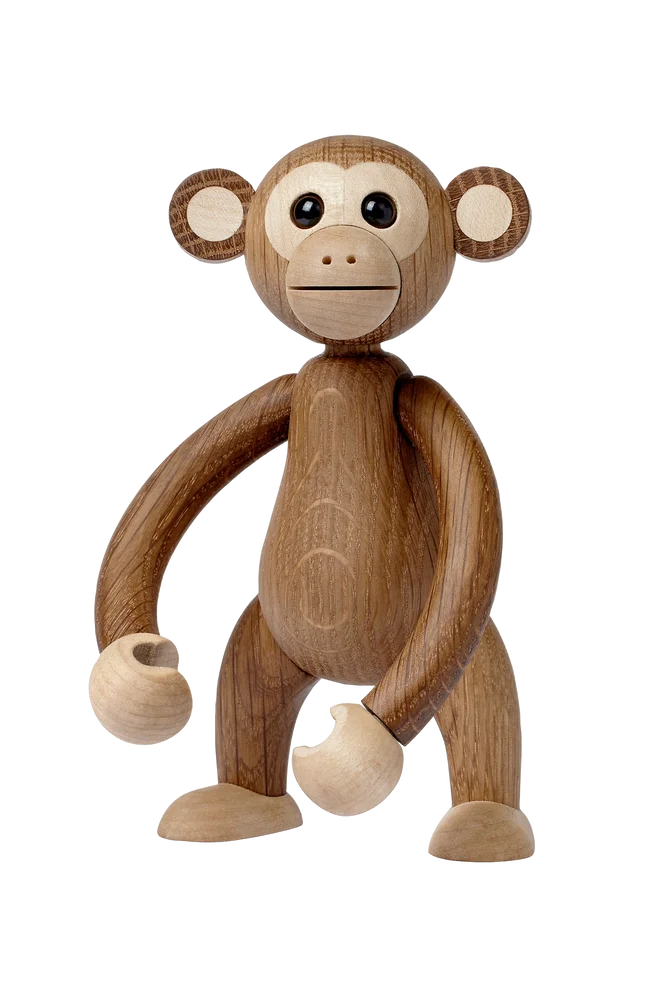 Dekorasjon i tre Mojo Ape 15 cm – Natur – Dekor | m v:2896717