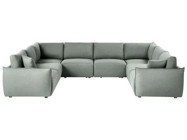 U-formet modulsofa 8-seters MESNALI Grønn v:5429834