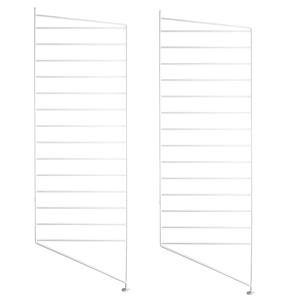 String Gavler Gulv 30×115 cm 2-pk, Hvit v:2826630 String Gavler Gulv 30×115 cm 2-pk, Hvit v:2826630