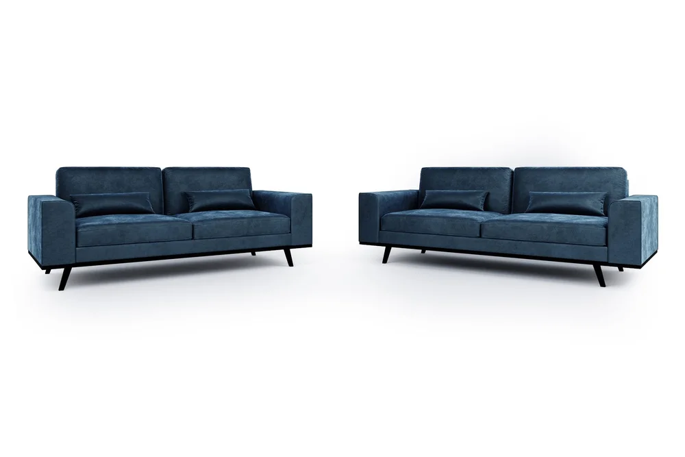 Copenhagen Sofagruppe 3-seter + 2-seter Fløyelssofa v:8331065