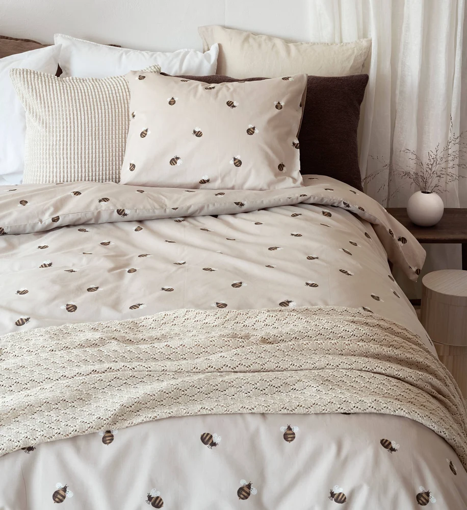 2-delt Sett Humla – Beige – Tekstiler | m v:1500483