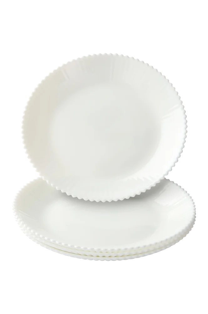 ALESSIA sidetallerken med 4-pakning – Hvit – Kjøkken & husholdning | m v:8842854 ALESSIA sidetallerken med 4-pakning – Hvit – Kjøkken & husholdning | m v:8842854