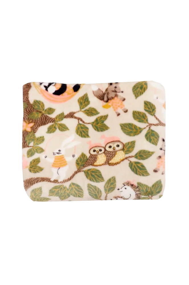 Skogsliv pledd 130×150 – Beige – Barnerom | m v:2132400