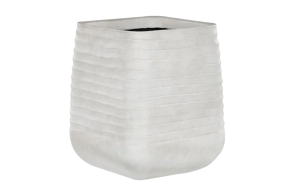 Krukke 50 x 50 x 49 cm Hvit PARIKIA v:2171802 Krukke 50 x 50 x 49 cm Hvit PARIKIA v:2171802
