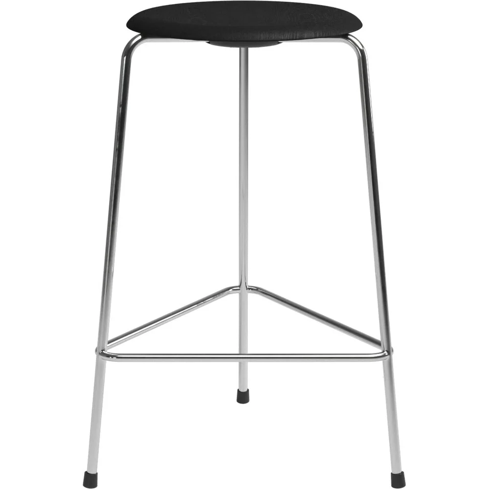 High Dot Barstol, Sort Ask / Chrome v:7088168