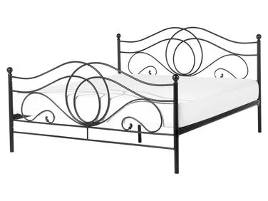 Seng Metall LYRA 160 x 200 cm Svart v:6034496 Seng Metall LYRA 160 x 200 cm Svart v:6034496