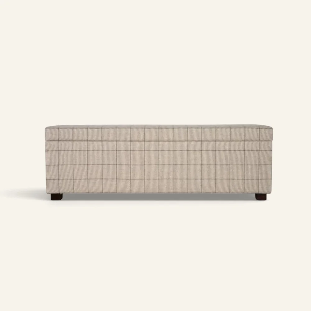 Sengebenk multi beige – 145x46x47 cm v:9831740